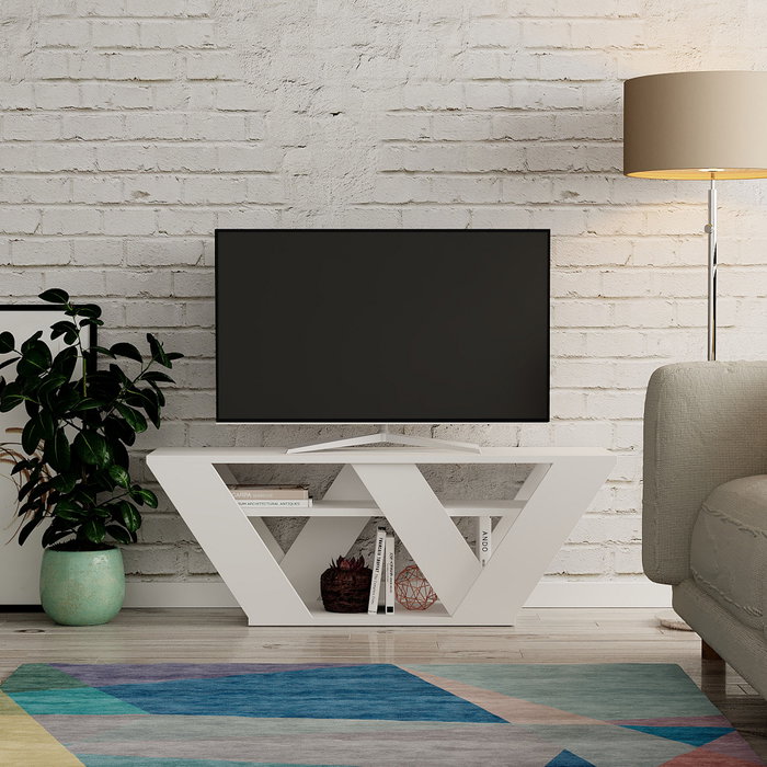 Hanah Home Soporte para TV Pipralla Blanco